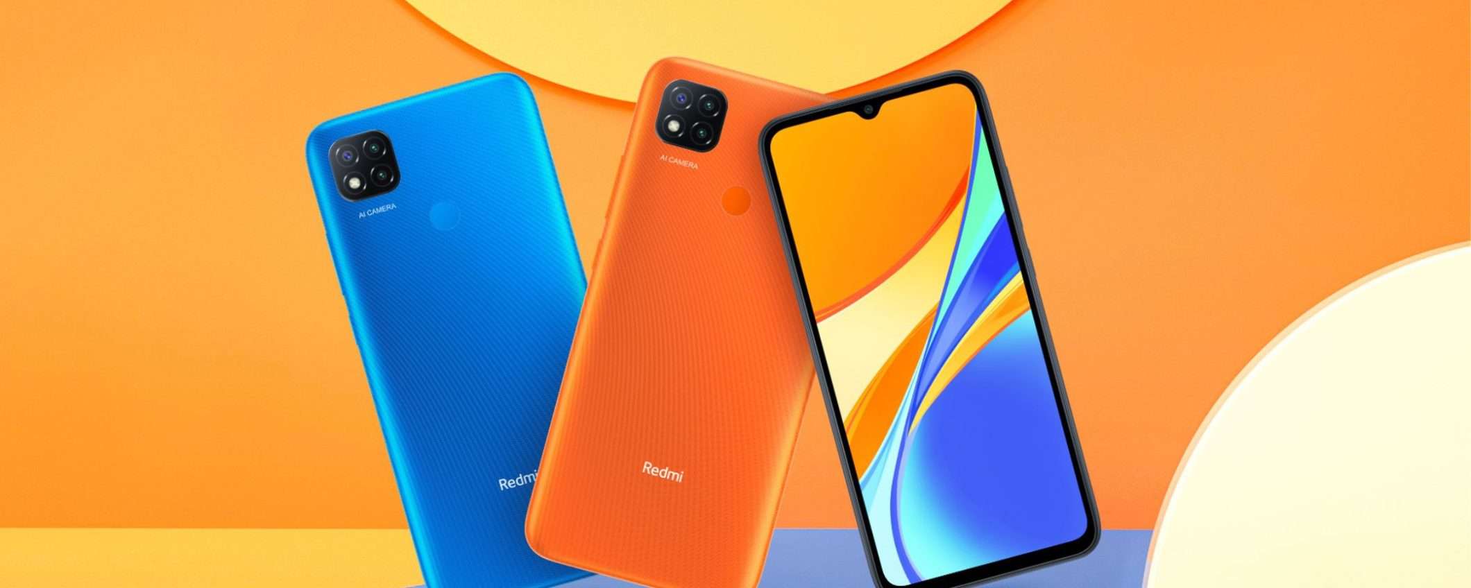 CROLLO TOTALE del 40% per Redmi 9C: Face Unlock e tripla CAM a 119€