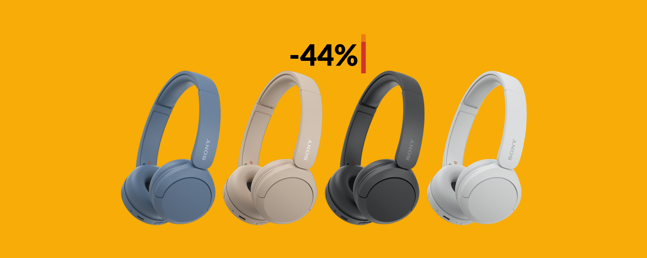 Cuffie Sony MULTIDISPOSITIVO: durano 50 ORE, già tue con 39€ Cuffie Sony MULTIDISPOSITIVO: durano 50 ORE, già tue con 39€