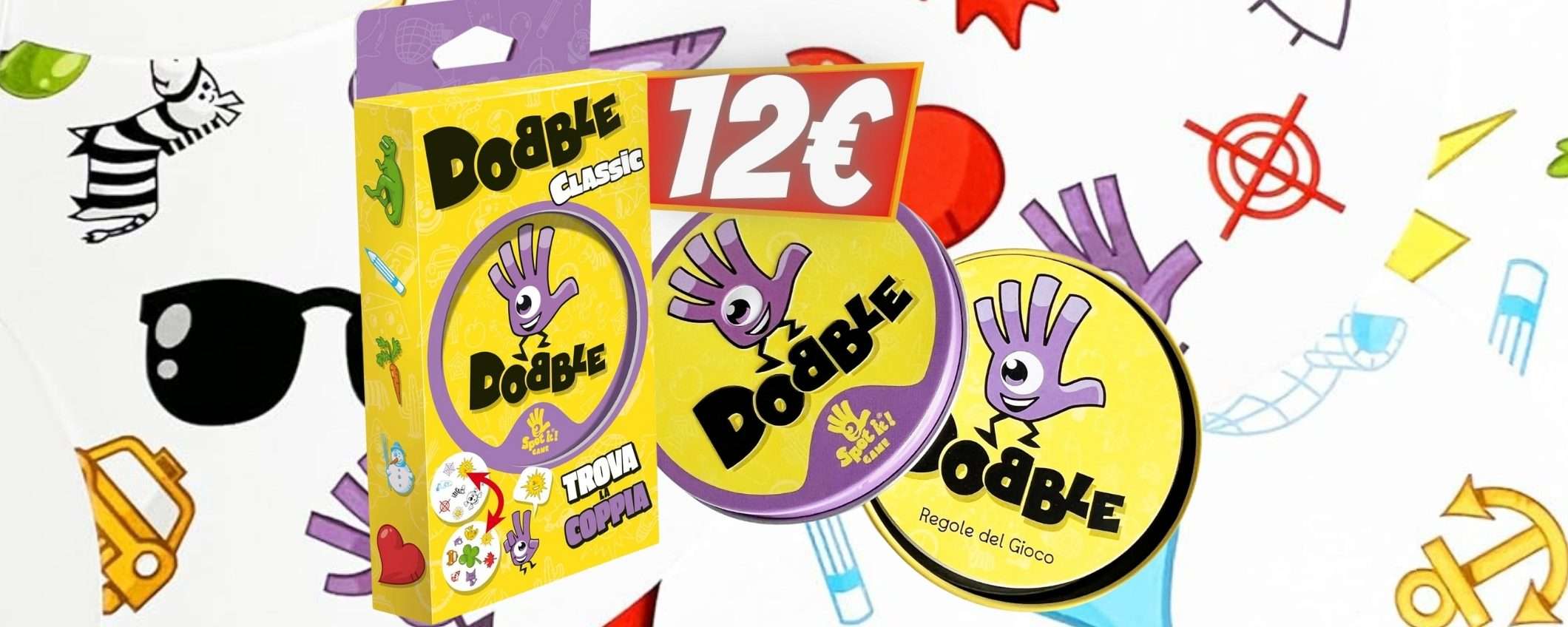 Dobble: il divertentissimo gioco da tavolo nella versione mini a soli 12€ Dobble: il divertentissimo gioco da tavolo nella versione mini a soli 12€