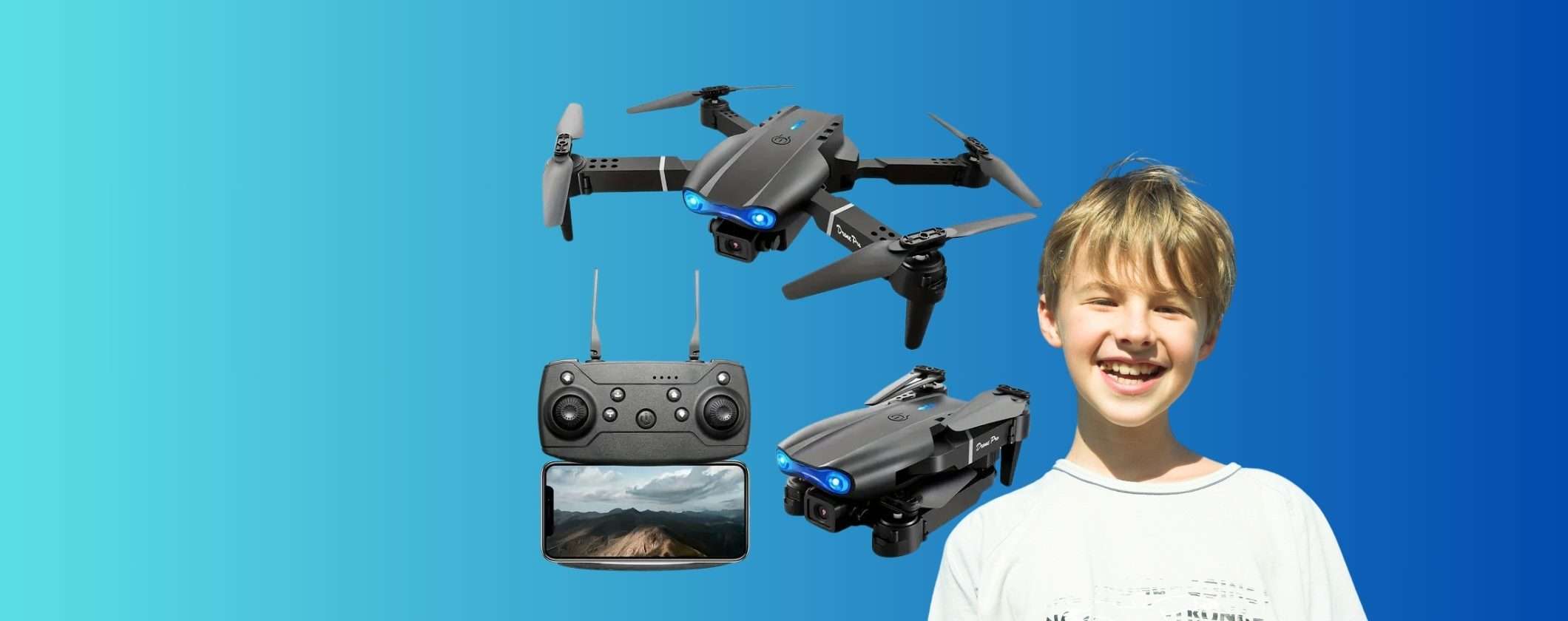 Drone full optional a 20€ su TEMU