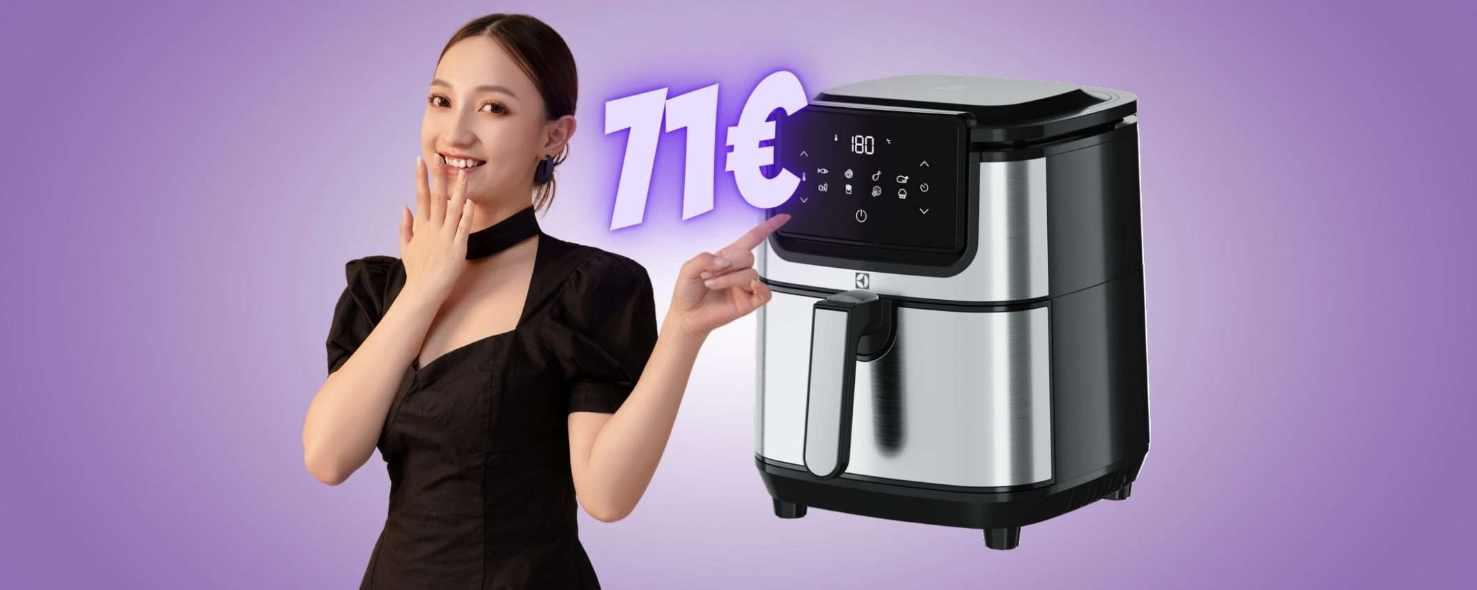 Friggitrice ad aria Electrolux da 3,5L e 8 programmi a soli 71€ su eBay Friggitrice ad aria Electrolux da 3,5L e 8 programmi a soli 71€ su eBay
