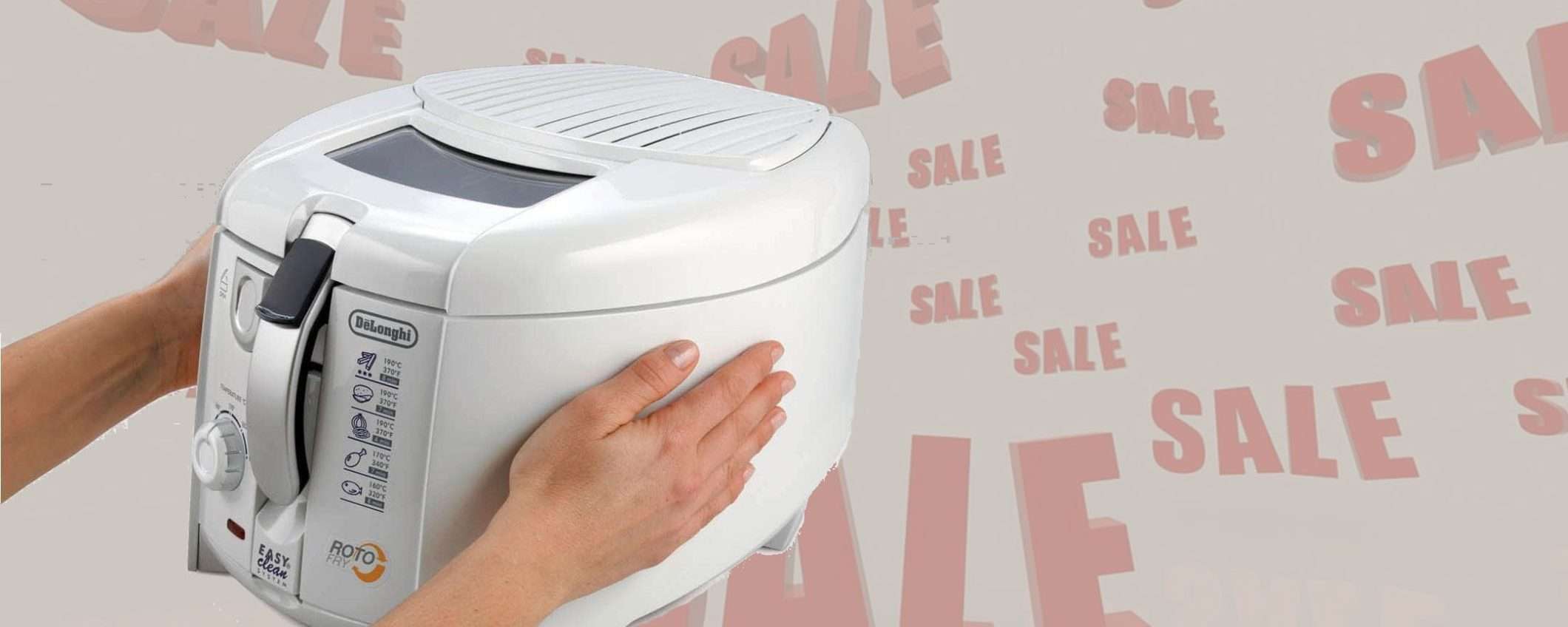 Friggitrice RotoFry di De'Longhi: offerta a tempo IMPERDIBILE! Friggitrice RotoFry di De'Longhi: offerta a tempo IMPERDIBILE!