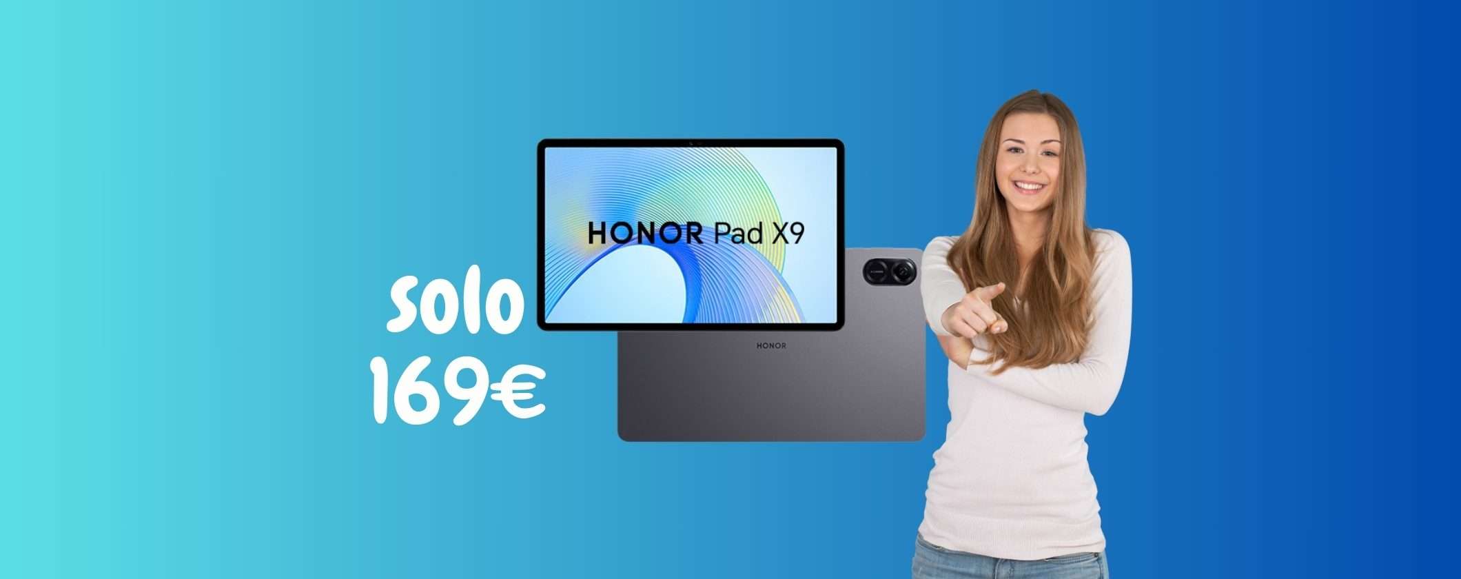 Honor Pad X9: il tablet PERFETTO a soli 169€