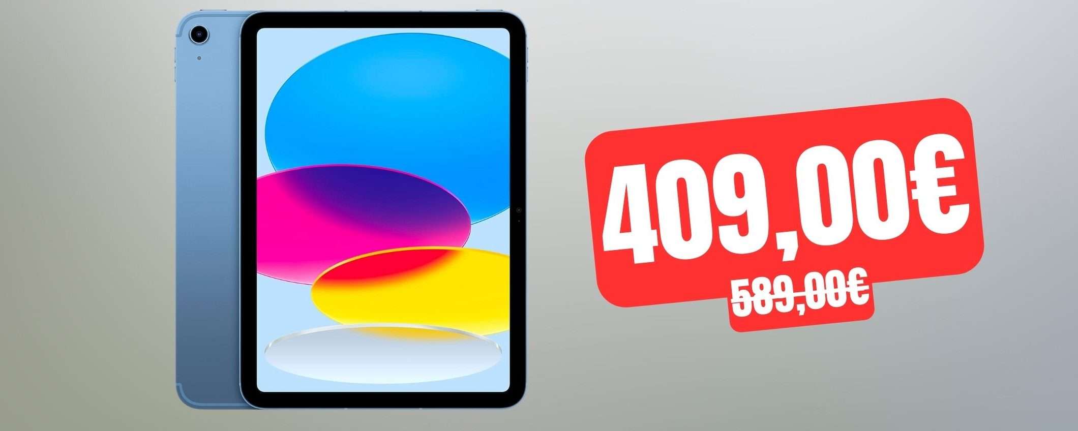 iPad 10 (2022) è il tablet da avere con questo SUPER SCONTO (-31%) iPad 10 (2022) è il tablet da avere con questo SUPER SCONTO (-31%)