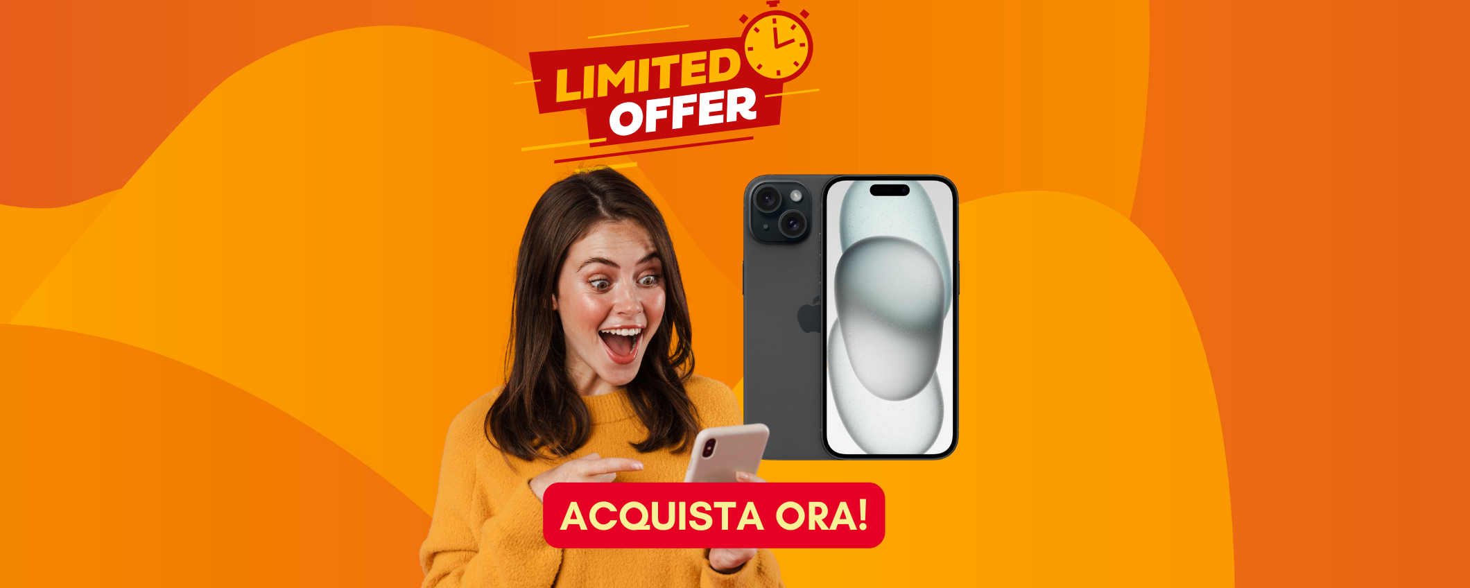 iPhone 15 -20% + coupon San Valentino: prezzo SHOCK! iPhone 15 -20% + coupon San Valentino: prezzo SHOCK!