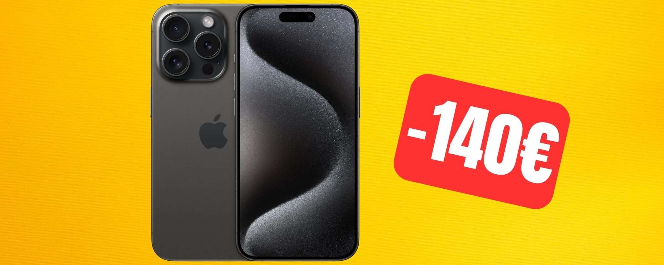 iPhone 15 Pro (256GB) in offerta al MINIMO STORICO: anche a rate a tasso zero iPhone 15 Pro (256GB) in offerta al MINIMO STORICO: anche a rate a tasso zero