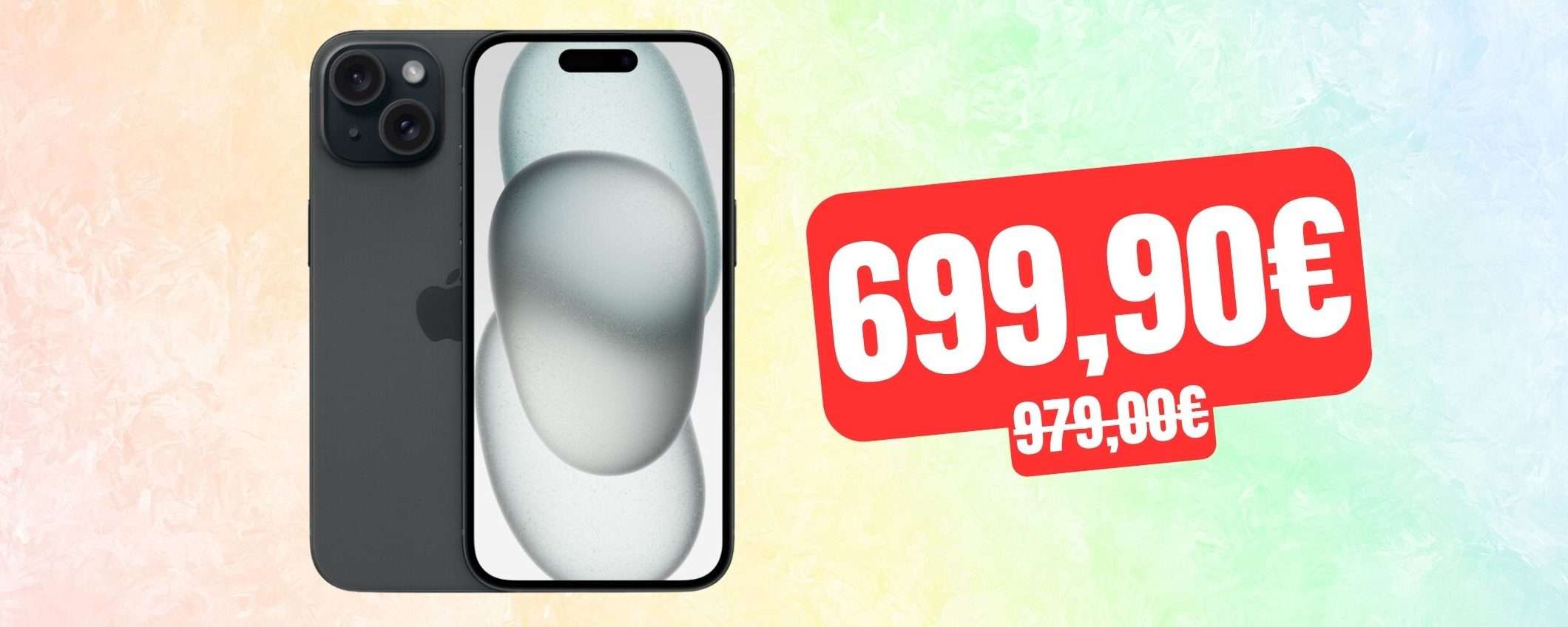 iPhone 15: offerta SHOCK su eBay, tuo a soli 699,90€