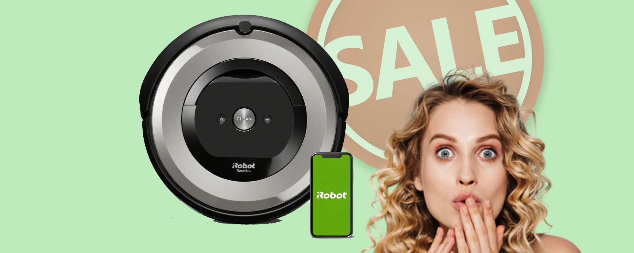 iRobot Roomba e5154 in sconto FOLLE al prezzo di soli 249,90€ iRobot Roomba e5154 in sconto FOLLE al prezzo di soli 249,90€