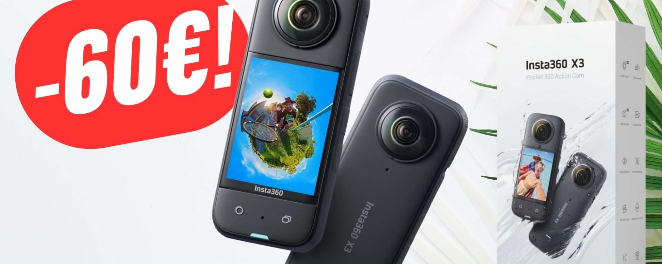 La Telecamera che registra a 360° è scontata di -60€! La Telecamera che registra a 360° è scontata di -60€!