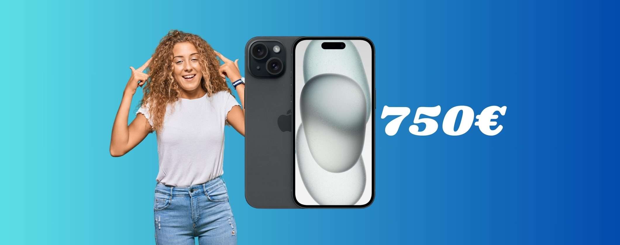 iPhone 15: con un CODICE lo ottieni a soli 750€