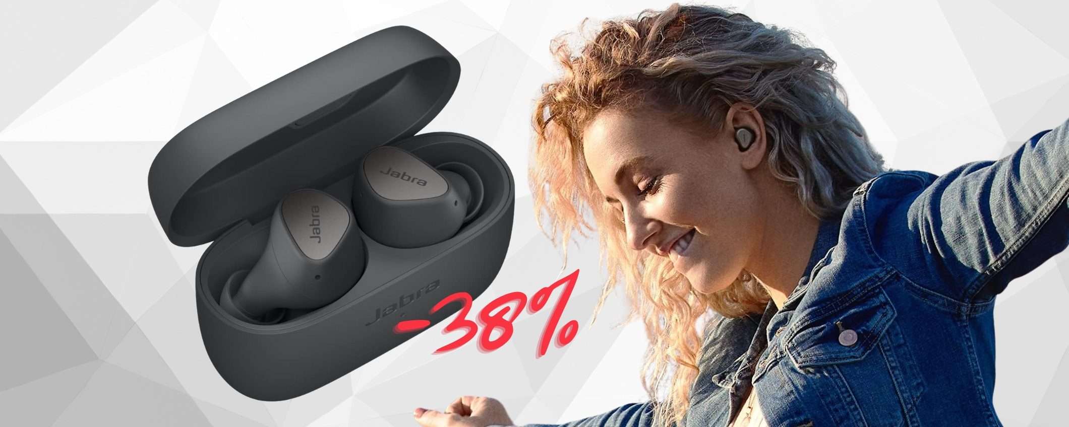 Jabra Elite 3: auricolari Bluetooth con 4 microfoni e batteria da 28h Jabra Elite 3: auricolari Bluetooth con 4 microfoni e batteria da 28h