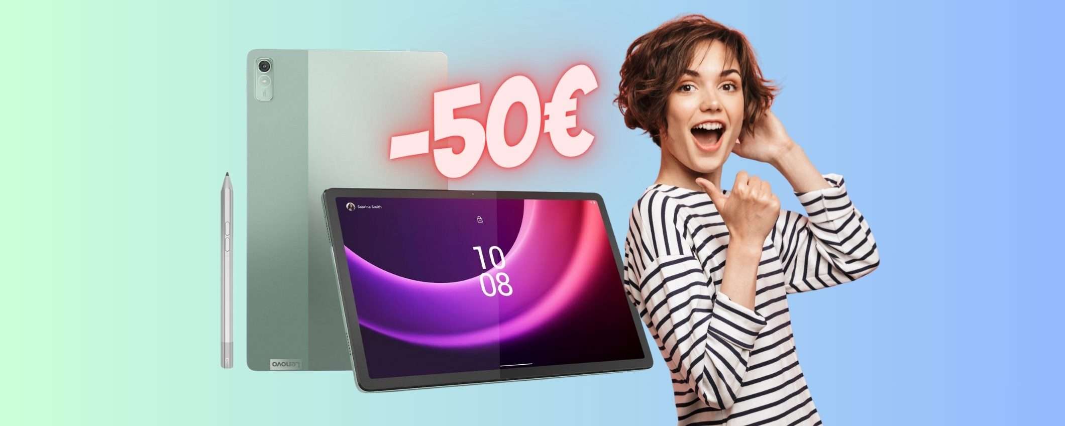 Lenovo Tab P11 da 128GB con Precision Pen 2 in REGALO a 50€ in MENO Lenovo Tab P11 da 128GB con Precision Pen 2 in REGALO a 50€ in MENO