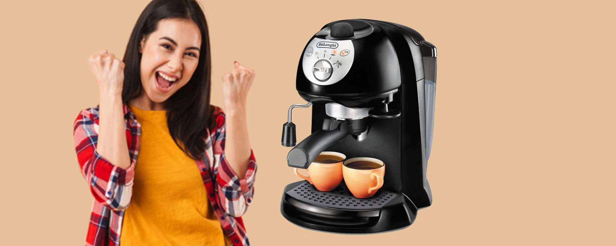 Macchina per caffè in polvere/cialde De’Longhi in MEGA offerta Macchina per caffè in polvere/cialde De’Longhi in MEGA offerta
