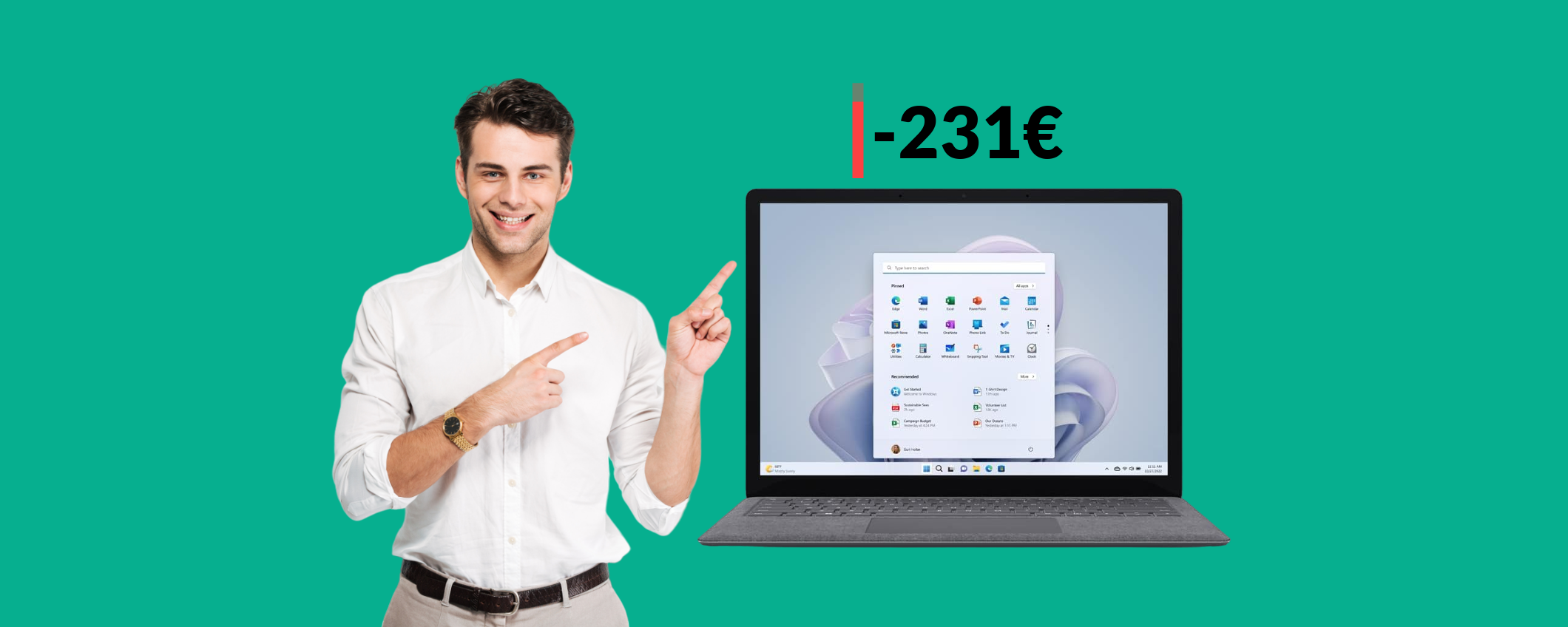 Microsoft Surface Laptop 5: lo SCONTO da non perdere (-231€)
