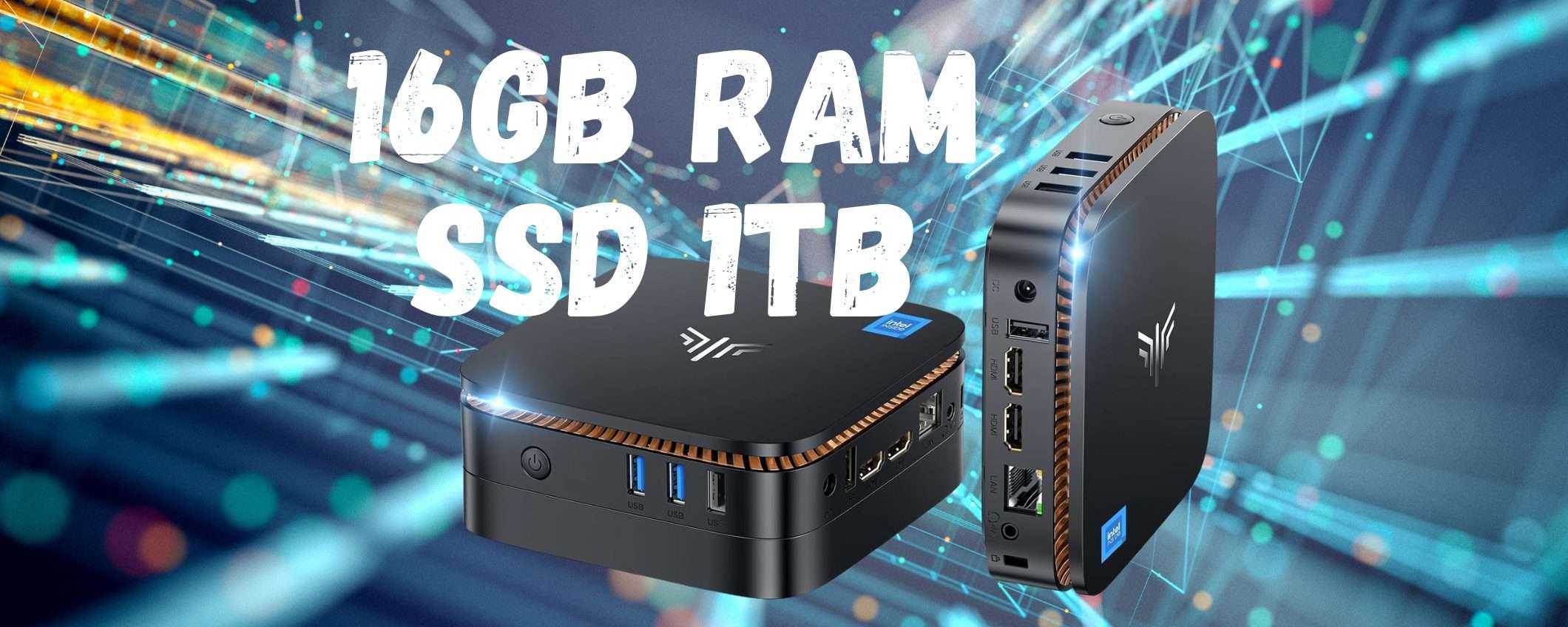 Mini PC NiPoGi con 16GB di RAM e SSD da 1TB a PREZZO SHOCK Mini PC NiPoGi con 16GB di RAM e SSD da 1TB a PREZZO SHOCK