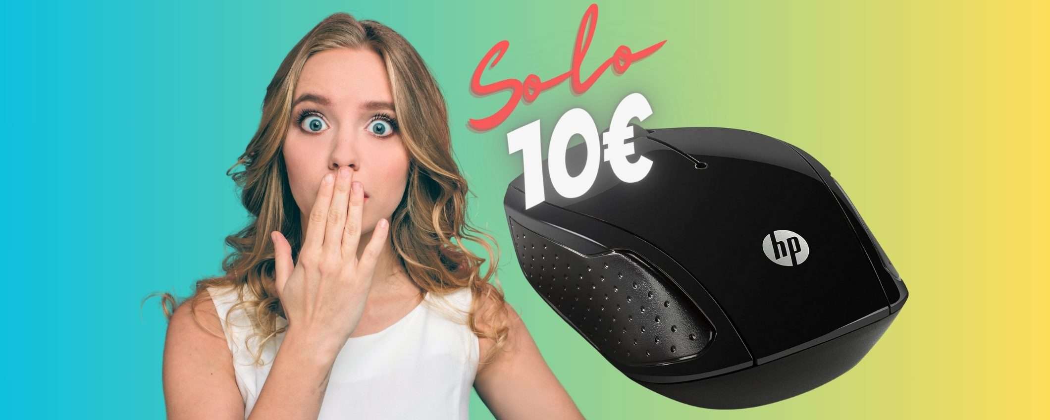 Mouse wireless HP ergonomico e compatto a soli 10€ su Amazon Mouse wireless HP ergonomico e compatto a soli 10€ su Amazon