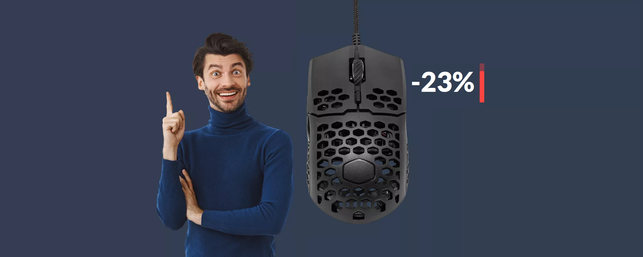 Il mouse ANTI sudore di Cooler Master è tornato e costa solo 38€