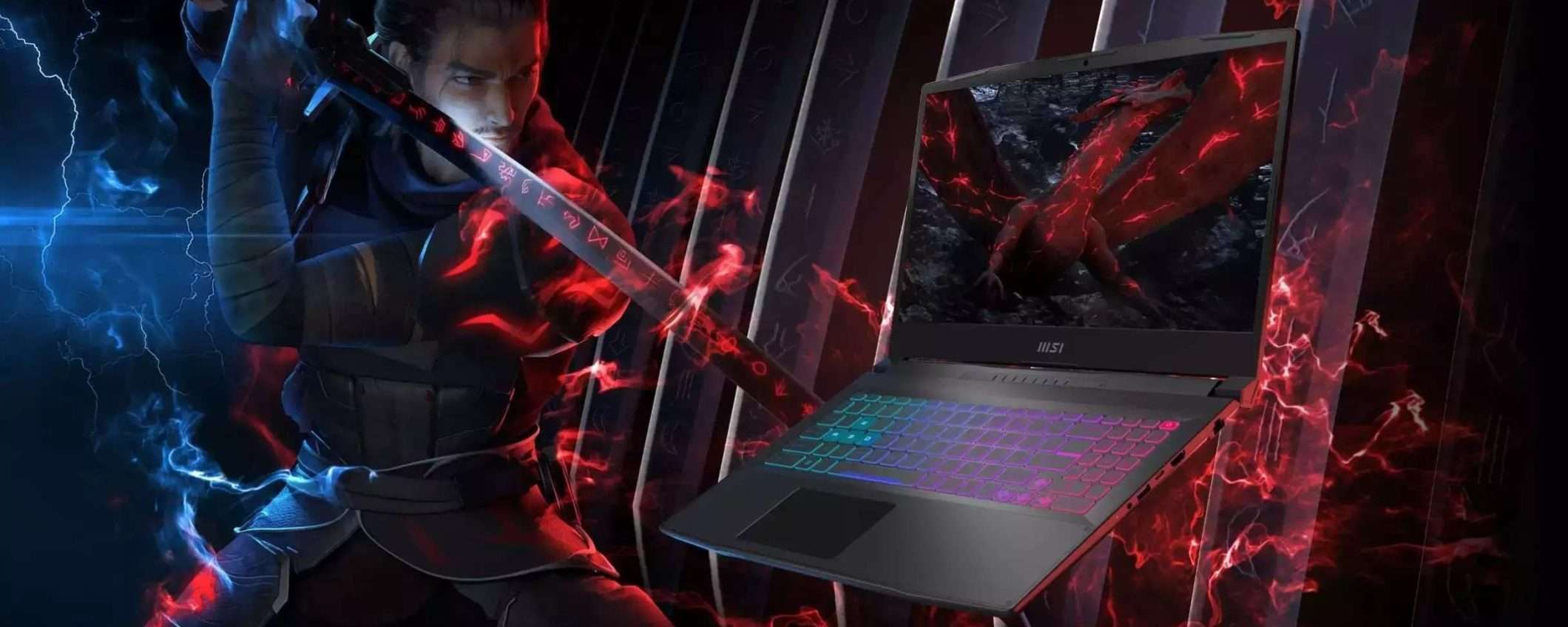 MSI Katana 15 in offerta: laptop da gaming a meno di 900€, anche a rate