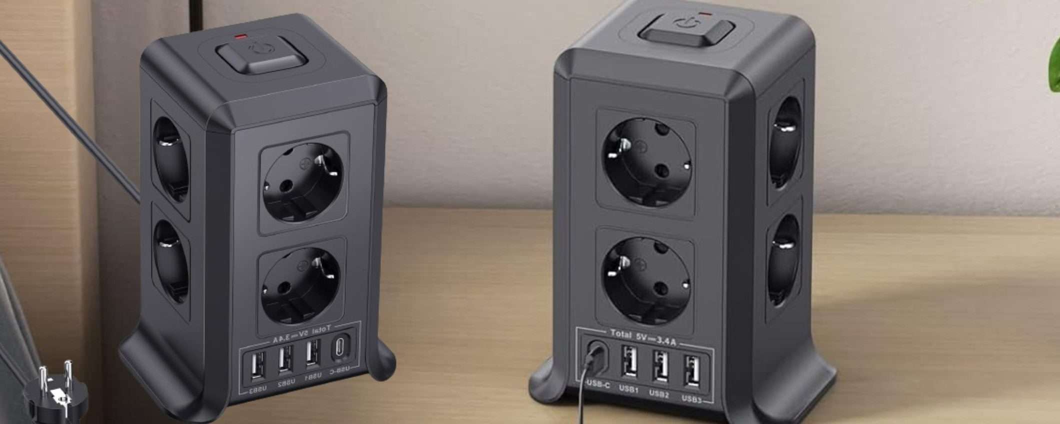 Multipresa a torre 12 in 1 a 20€ su Amazon: prezzo SHOCK a tempo limitato Multipresa a torre 12 in 1 a 20€ su Amazon: prezzo SHOCK a tempo limitato