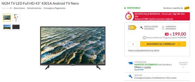 Smart tv 32 pollici: prezzi e offerte su ePRICE