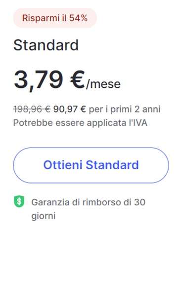 nordvpn 3,79 euro al mese