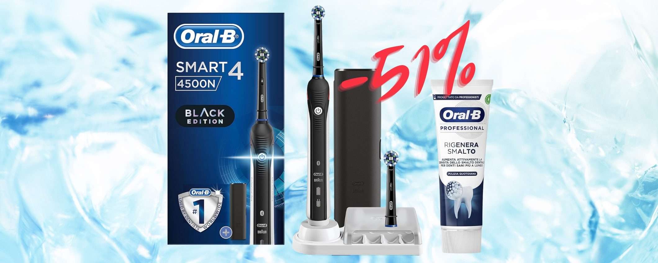 OFFERTA A TEMPO per il MIGLIORE spazzolino elettrico: Oral-B Smart 4 OFFERTA A TEMPO per il MIGLIORE spazzolino elettrico: Oral-B Smart 4