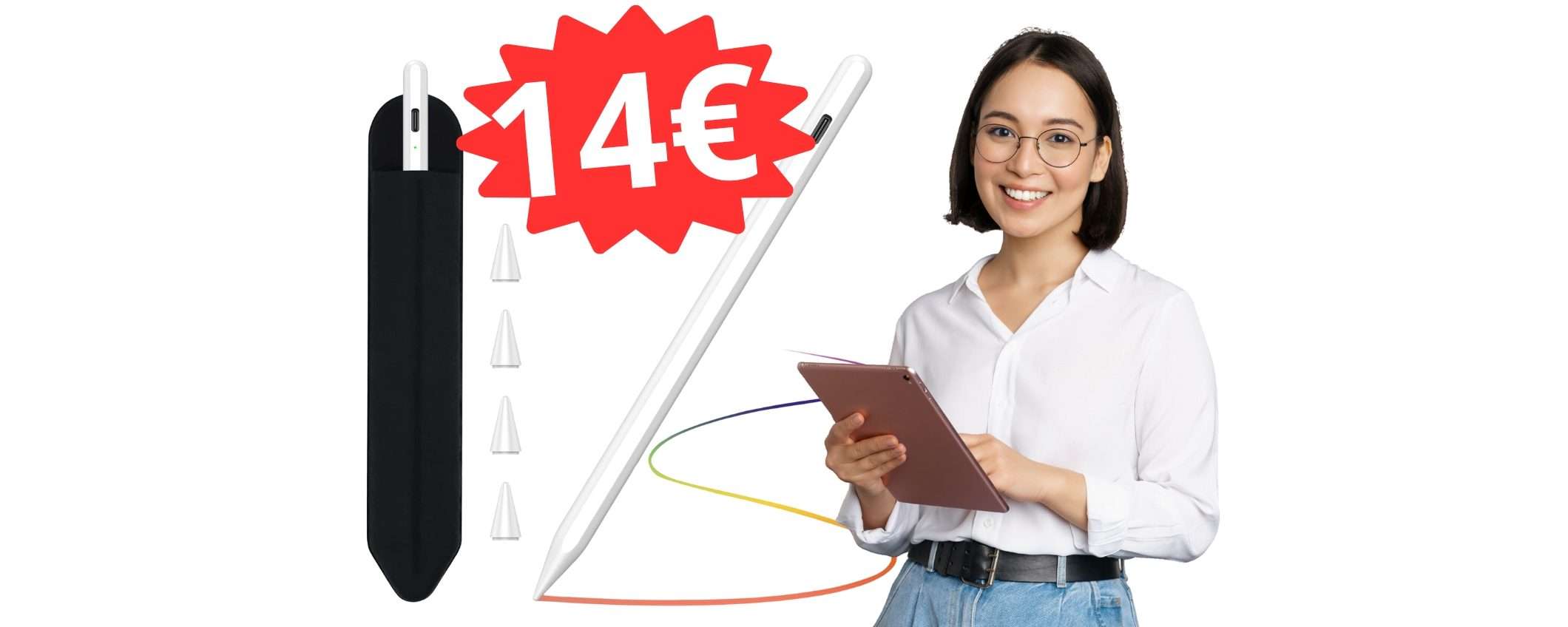 Penna per Apple: TUTTI gli iPad fino al 2023 e COSTA SOLO 14€ Penna per Apple: TUTTI gli iPad fino al 2023 e COSTA SOLO 14€