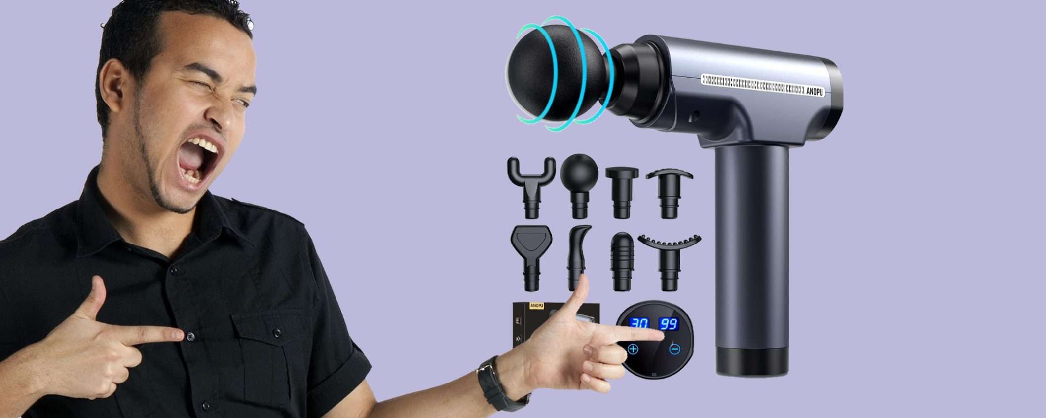 Pistola massaggio muscolare in offerta FOLLE a soli 20€ (Amazon) Pistola massaggio muscolare in offerta FOLLE a soli 20€ (Amazon)