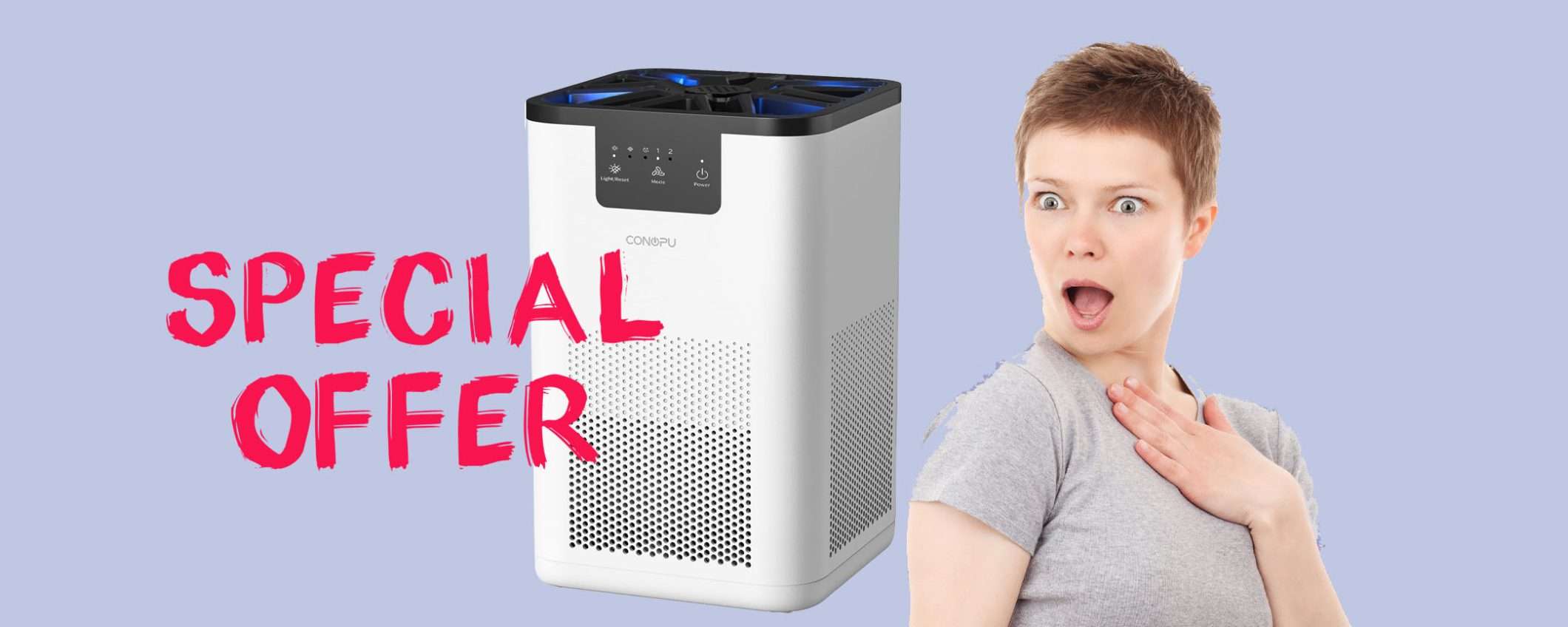 Purificatore d’aria con funzione aromaterapia in offerta SUPER! Purificatore d’aria con funzione aromaterapia in offerta SUPER!