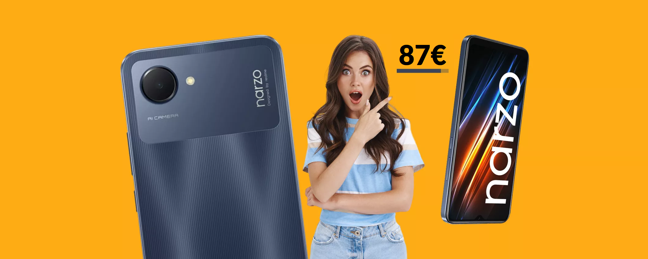 Smartphone Android a meno di 100€? Questo costa solamente 87€