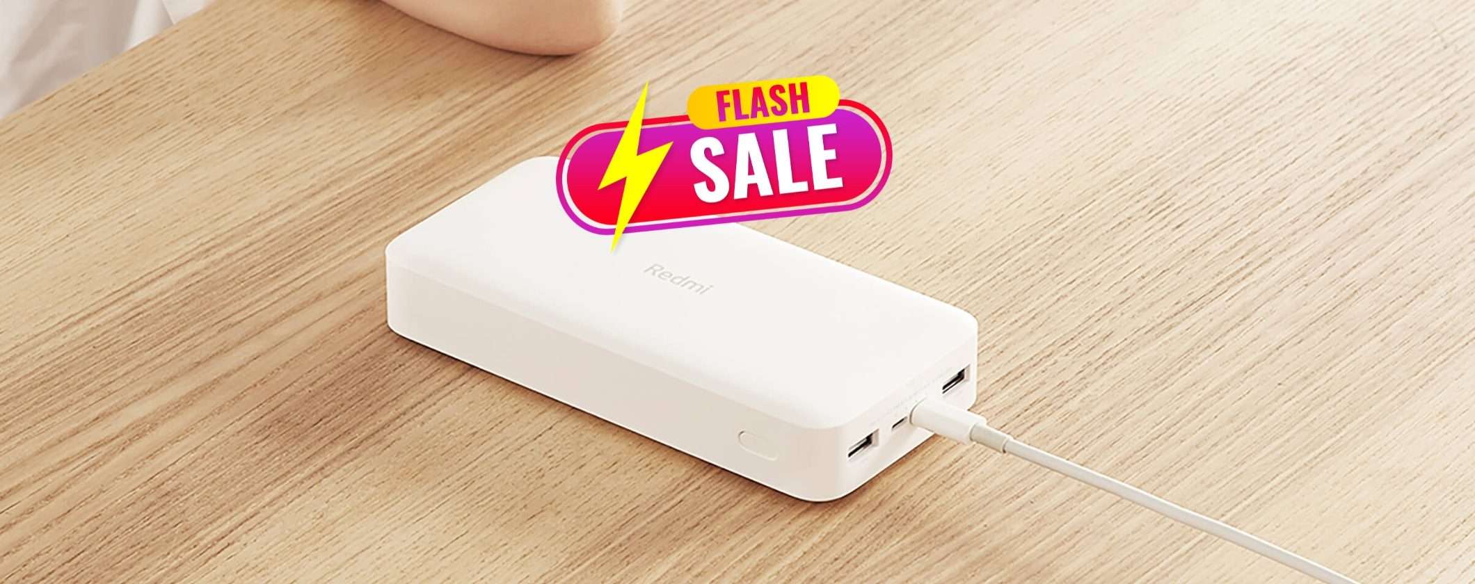 Redmi Power Bank 20000 mAh in OFFERTA LAMPO sul Mi Store Redmi Power Bank 20000 mAh in OFFERTA LAMPO sul Mi Store