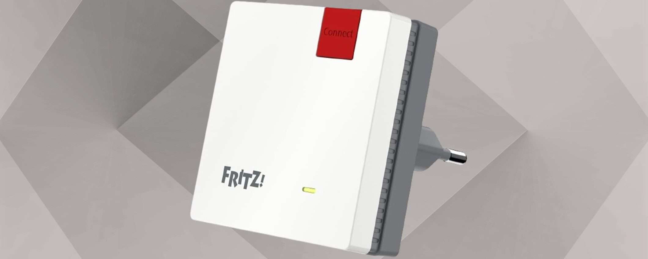 WiFi POTENTE e OVUNQUE con AVM FRITZ!Repeater 600: sconto 40% (29€) WiFi POTENTE e OVUNQUE con AVM FRITZ!Repeater 600: sconto 40% (29€)