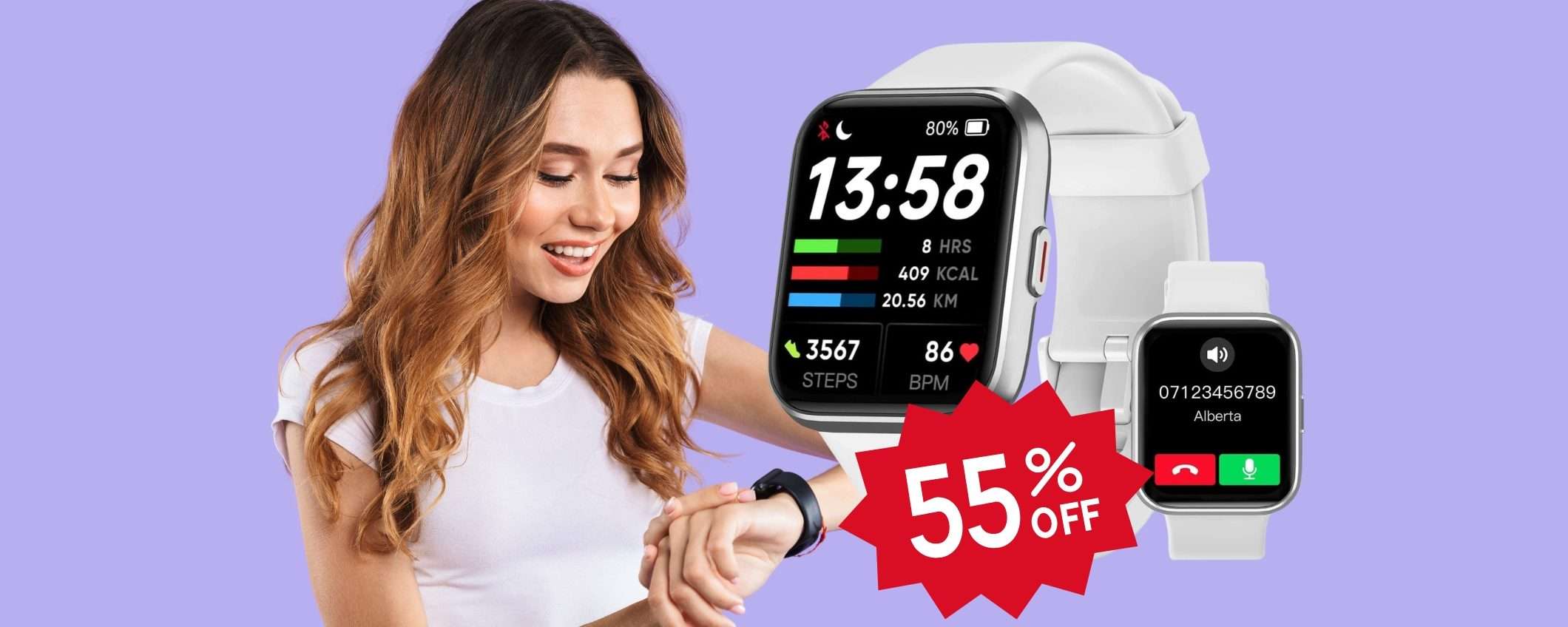 Rispondi alle chiamate con questo smartwatch che ora puoi avere a 28€ Rispondi alle chiamate con questo smartwatch che ora puoi avere a 28€