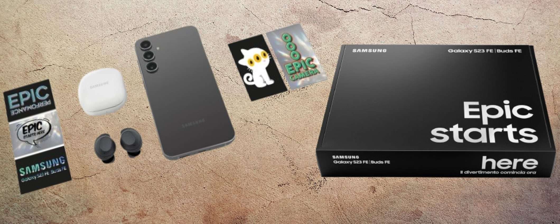 Samsung Galaxy S23 FE in MEGA SCONTO con Galaxy Buds FE in OMAGGIO (Amazon)