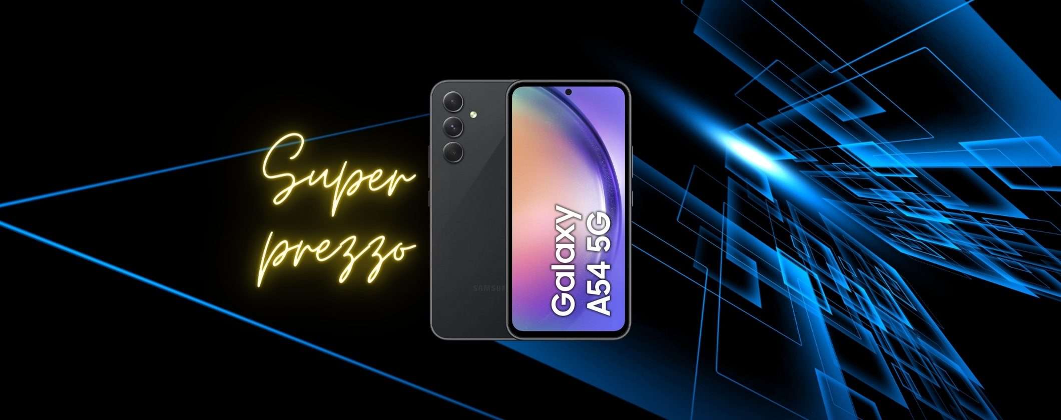 Samsung Galaxy A54 256GB: super prezzo su MediaWorld Samsung Galaxy A54 256GB: super prezzo su MediaWorld
