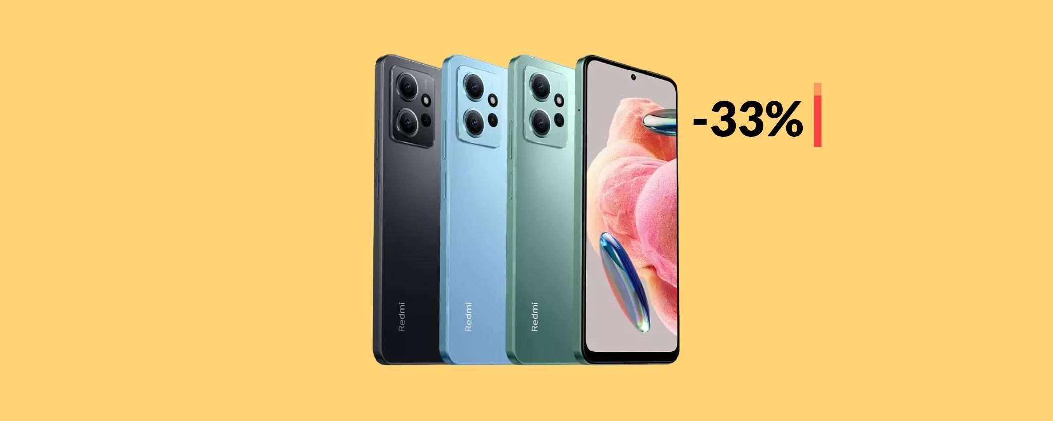 Xiaomi Redmi Note 12 con display 120Hz e Face Unlock: solo 174€ Xiaomi Redmi Note 12 con display 120Hz e Face Unlock: solo 174€