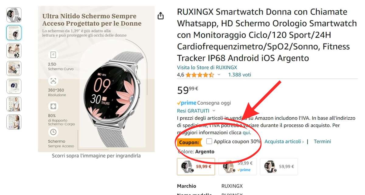 smartwatch-impermeabile-120-profili-sport-due-cinturini-30-coupon