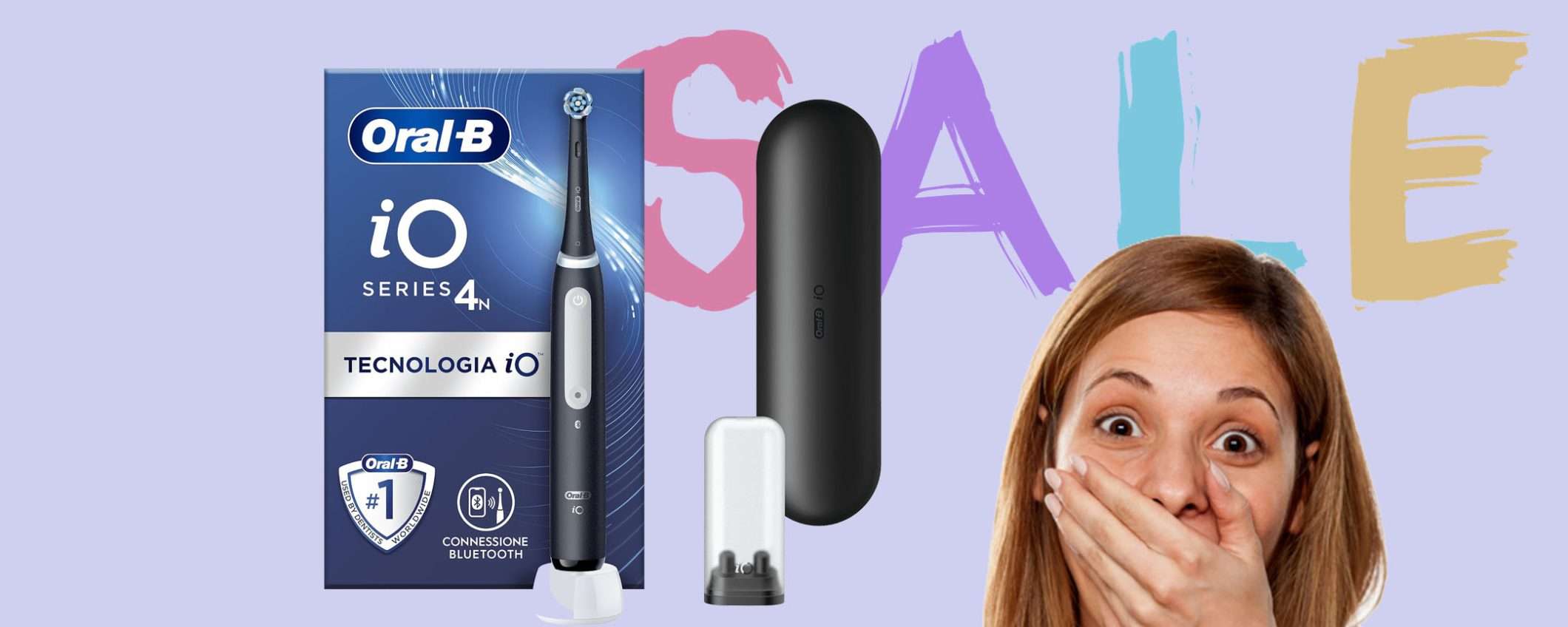 Spazzolino elettrico Oral-B iO 4N: sconto PAZZESCO su Amazon Spazzolino elettrico Oral-B iO 4N: sconto PAZZESCO su Amazon