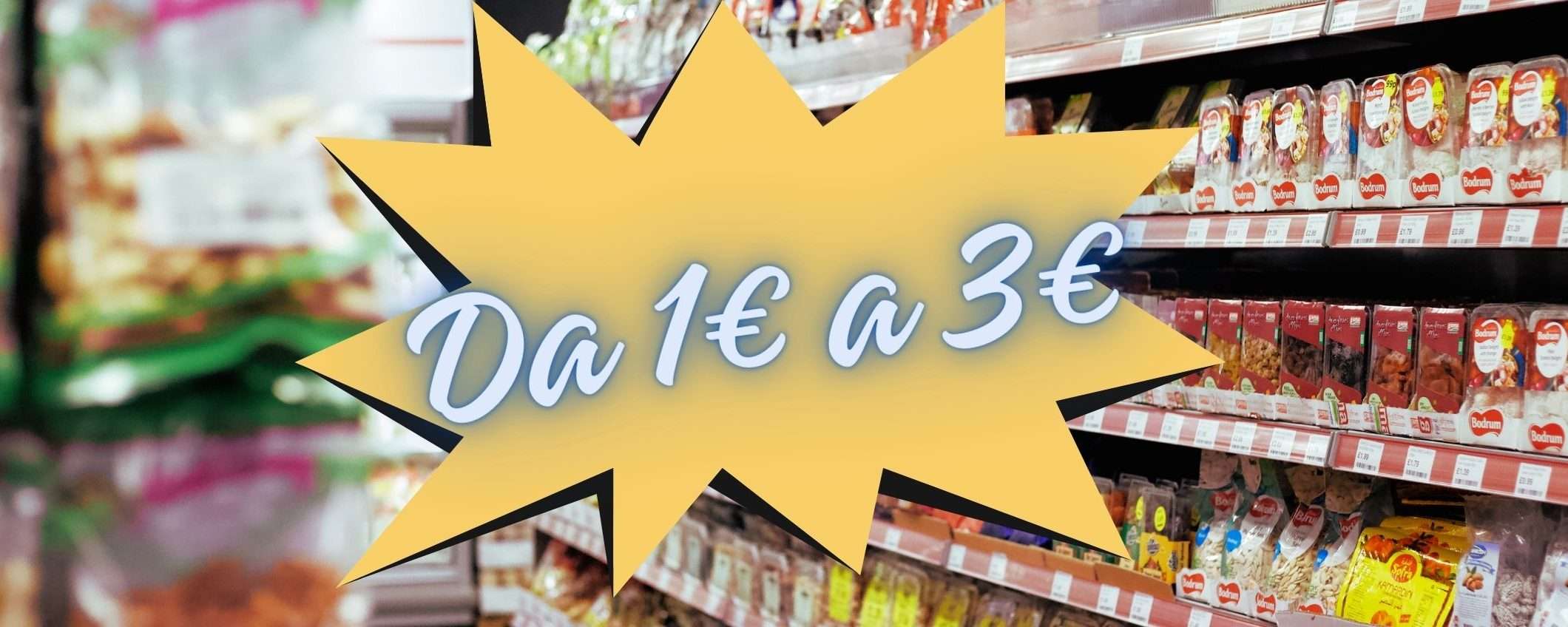 Supermercato Amazon spesa a POCO PREZZO: 30 articoli di marca da 1€ a 3€