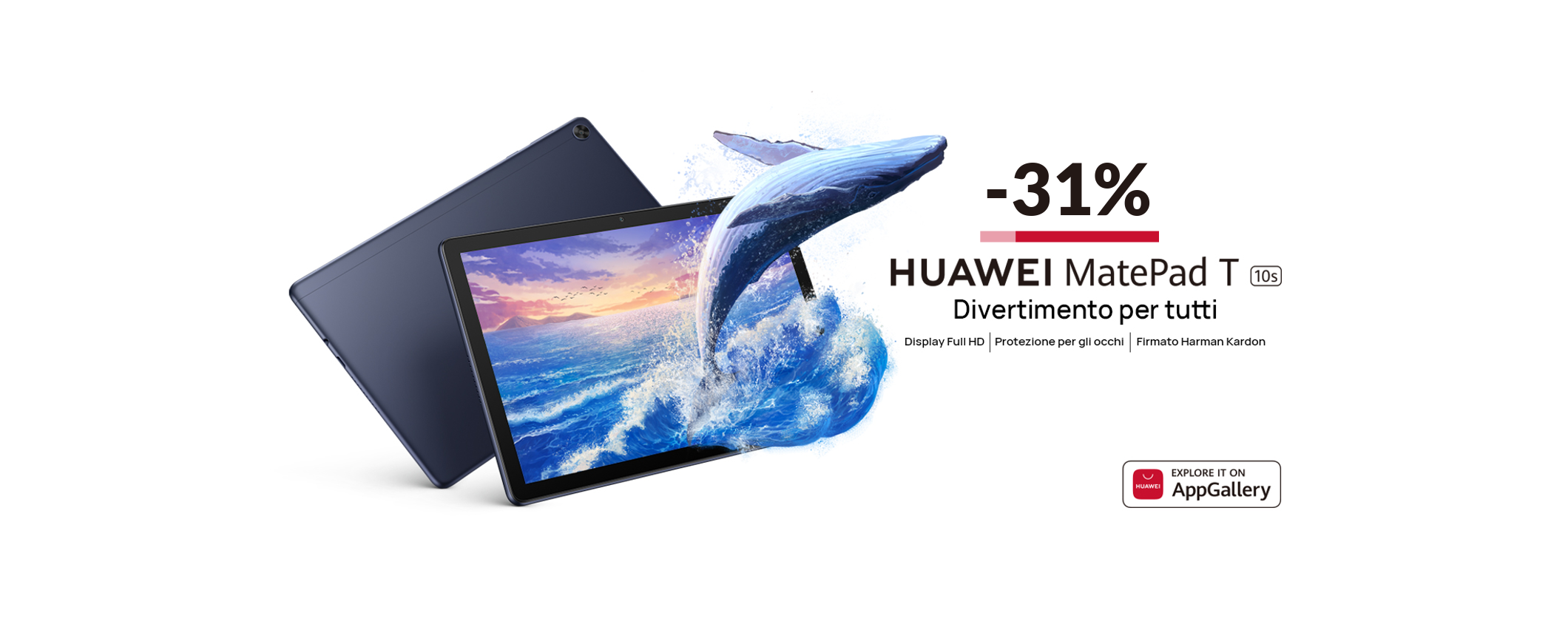 Tablet Huawei 10'' da 128GB: oggi è tuo al MINIMO storico (199€)