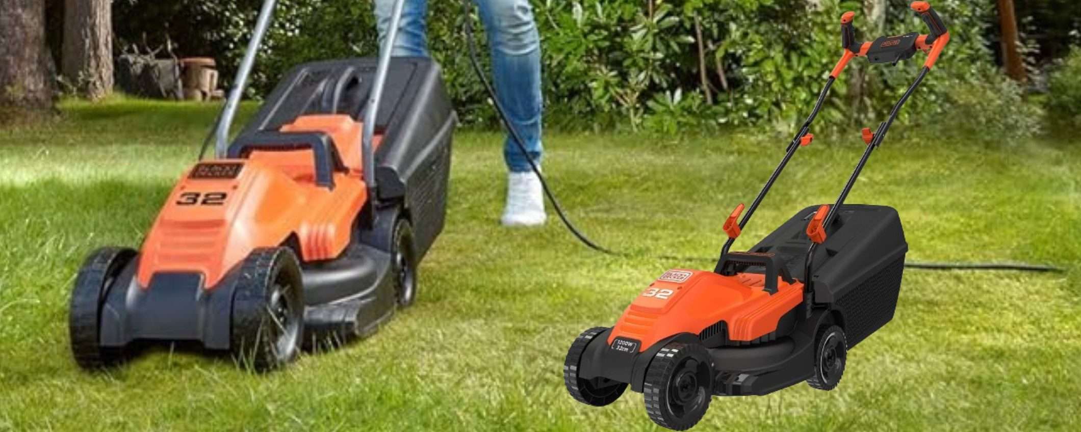 Black+Decker: POTENTE tagliaerba 1200W a prezzo SHOCK su Amazon (99€) Black+Decker: POTENTE tagliaerba 1200W a prezzo SHOCK su Amazon (99€)