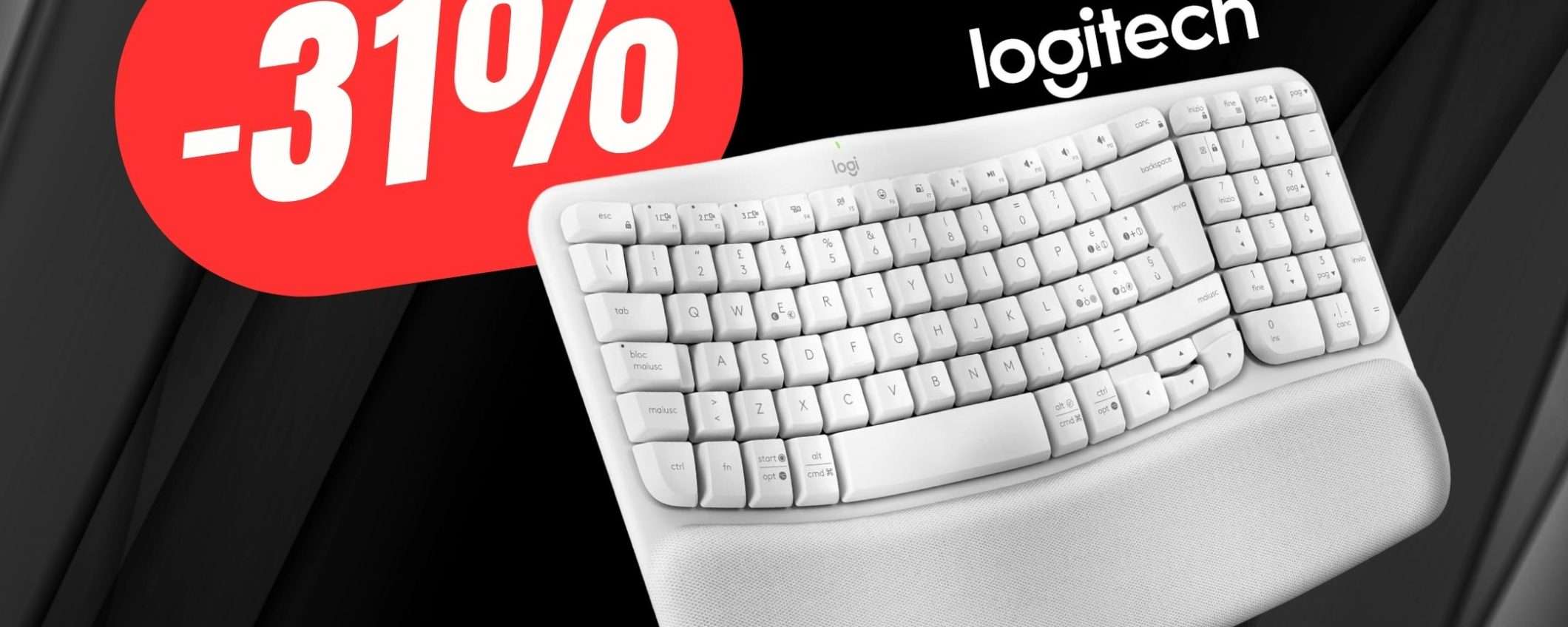 Migliora la tua postura al PC con questa Tastiera Logitech! Migliora la tua postura al PC con questa Tastiera Logitech!