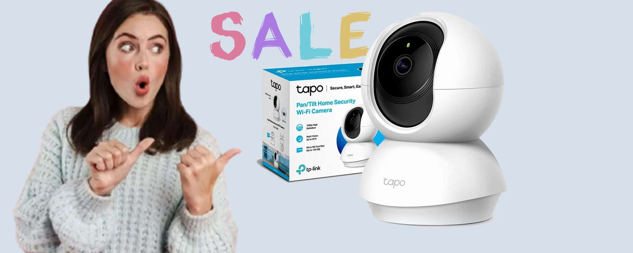 Telecamera di sorveglianza TP-Link: offerta IMPERDIBILE (24,99€) Telecamera di sorveglianza TP-Link: offerta IMPERDIBILE (24,99€)