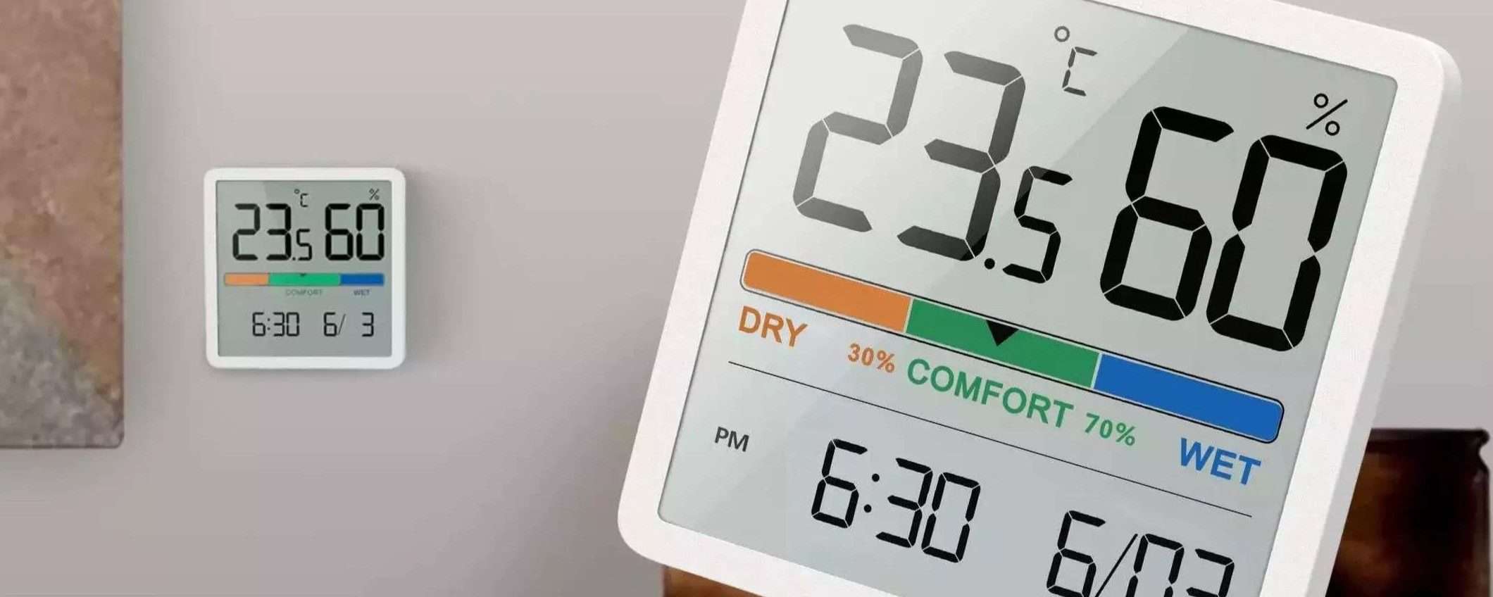 Xiaomi: il MITICO termometro igrometro a 11€ su Amazon, promo LAMPO limitata