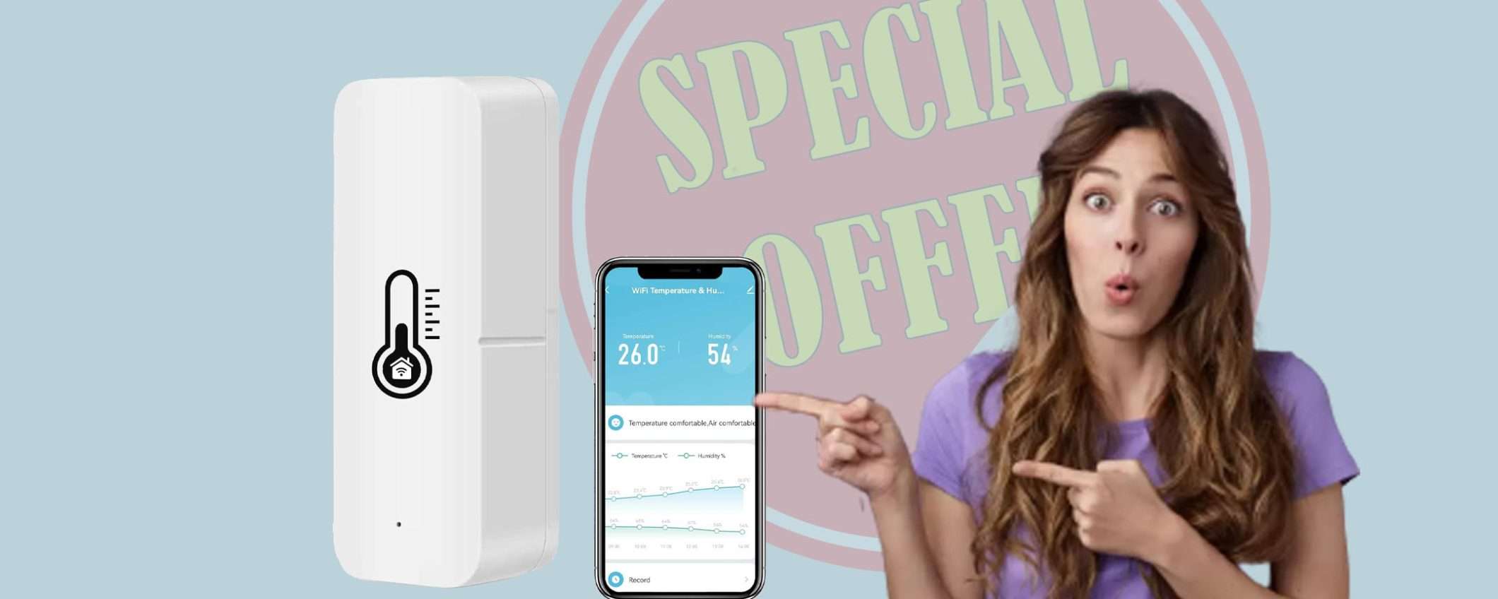 Termometro wireless per interni Smart al prezzo TOP su Amazon Termometro wireless per interni Smart al prezzo TOP su Amazon