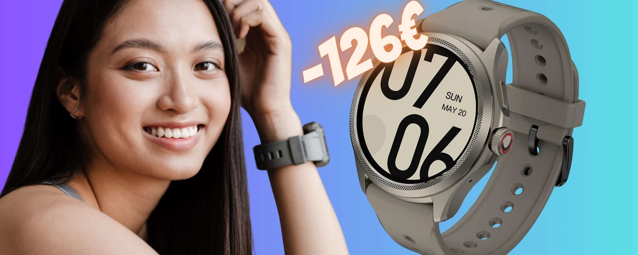 Ticwatch Pro 5 al MINIMO STORICO con il COUPON di Amazon (-126€) Ticwatch Pro 5 al MINIMO STORICO con il COUPON di Amazon (-126€)