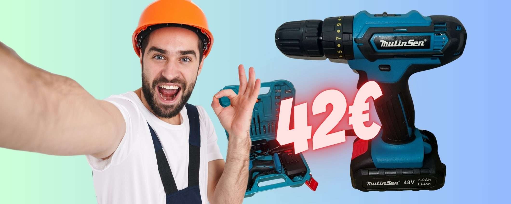 Trapano avvitatore con 24 accessori a PREZZO BOMBA eBay, solo 42€ Trapano avvitatore con 24 accessori a PREZZO BOMBA eBay, solo 42€