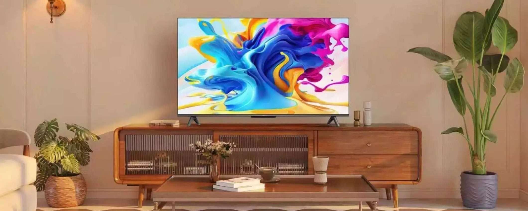 Questo Smart TV QLED costa solo 299€ su Amazon (anche a rate)