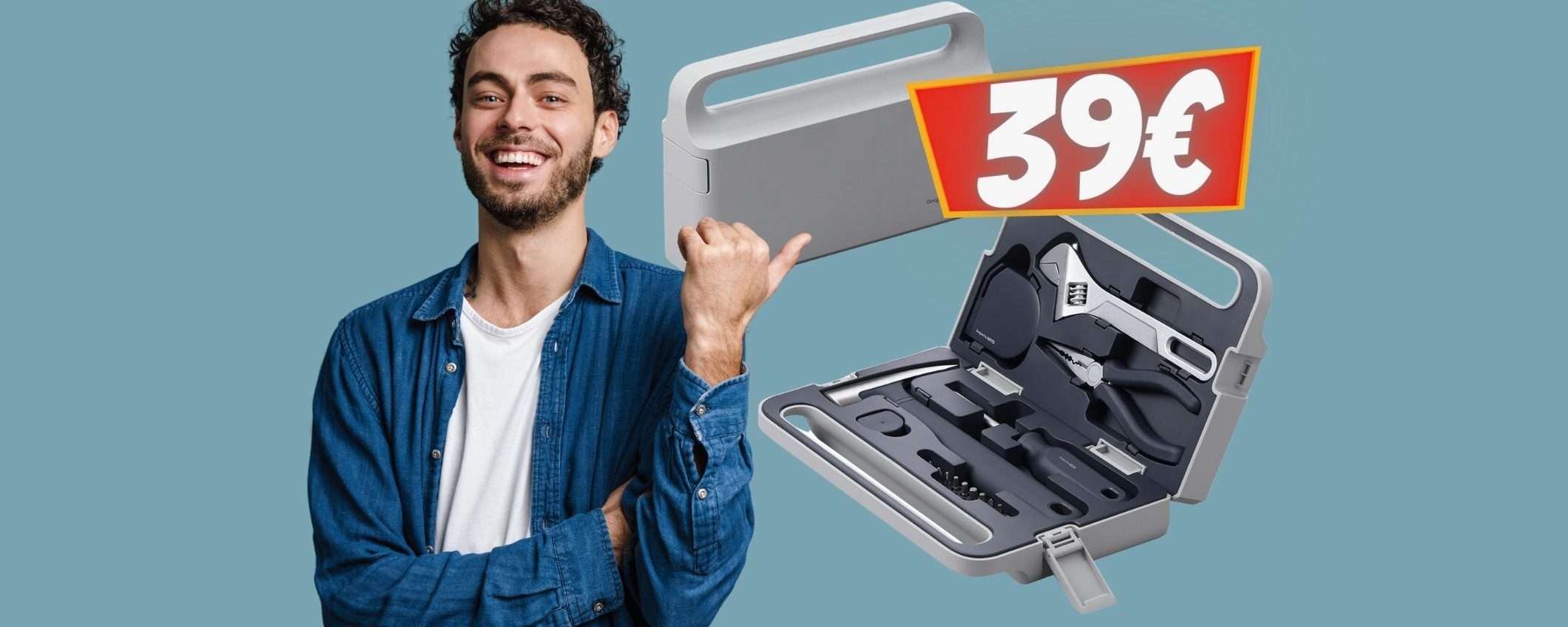 Valigetta con attrezzi a PREZZO SHOCK: 6 in 1 per TUTTI i lavori Valigetta con attrezzi a PREZZO SHOCK: 6 in 1 per TUTTI i lavori