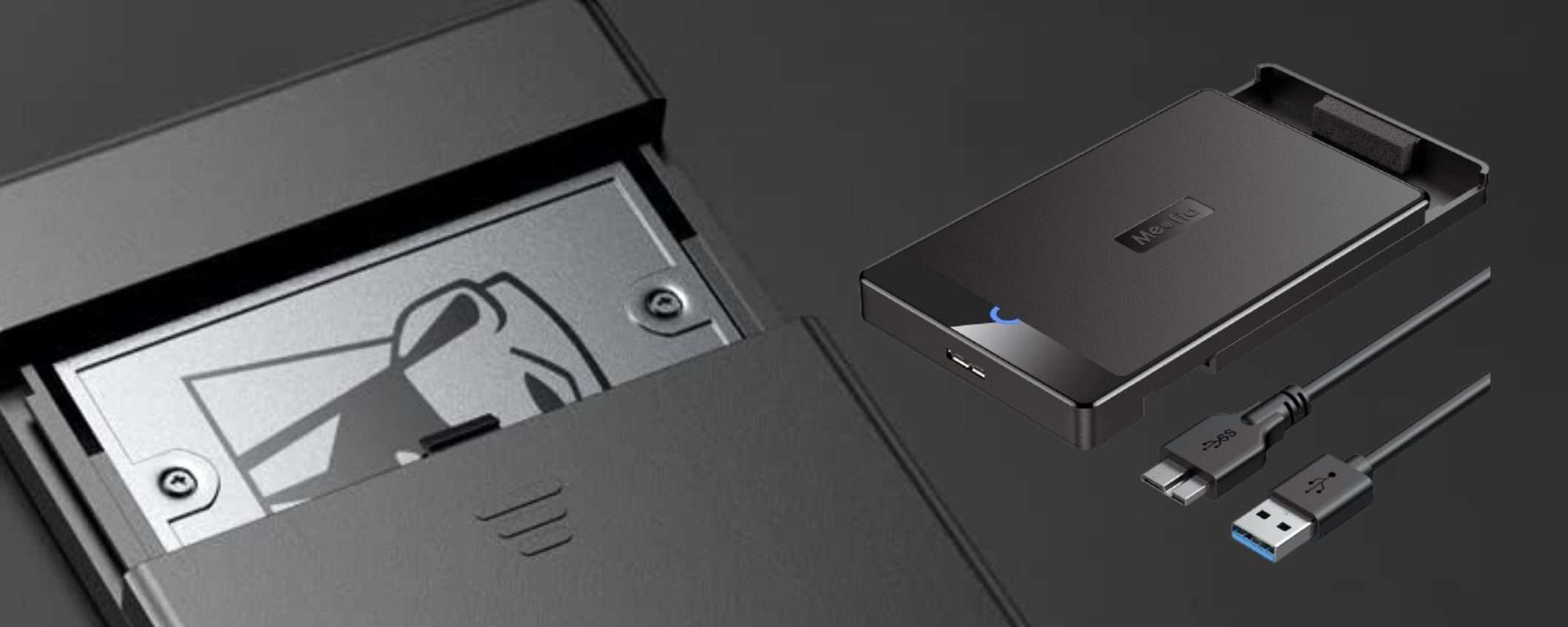 Vecchio hard disk inutilizzato a NUOVA VITA con questo gadget da 4,50€ Vecchio hard disk inutilizzato a NUOVA VITA con questo gadget da 4,50€